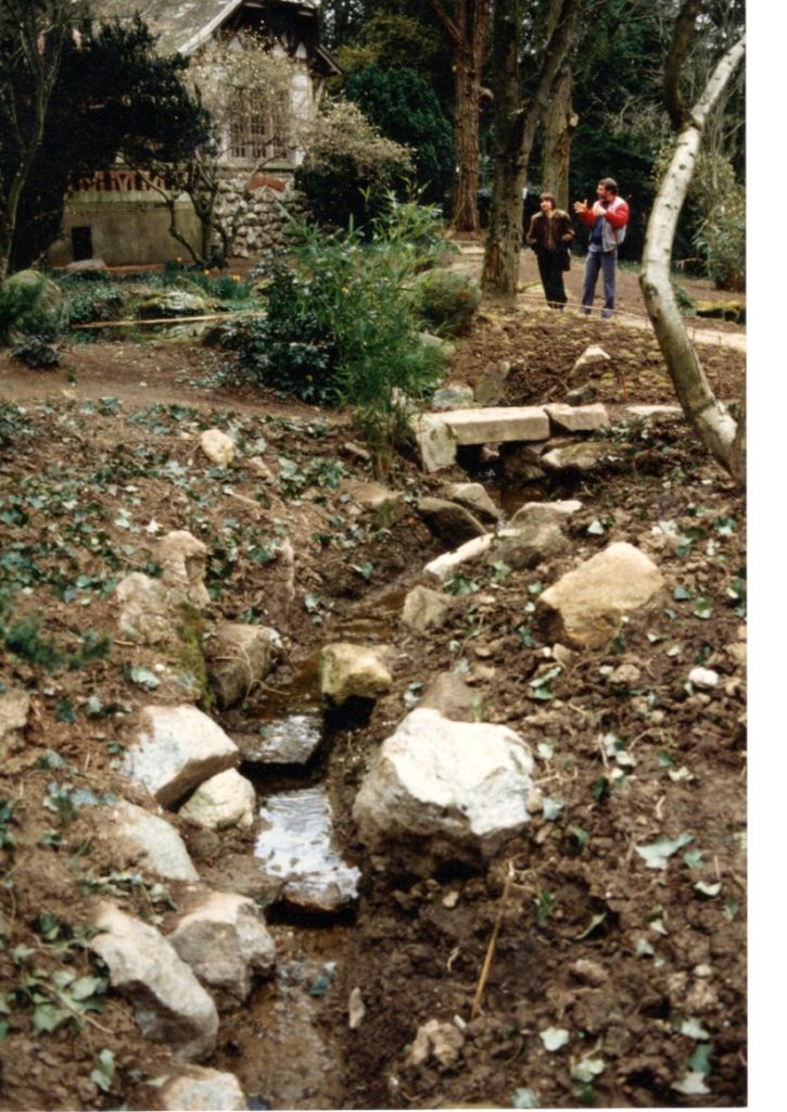 Restauration du jardin de la pagode, Parc Oriental de Maulévrier