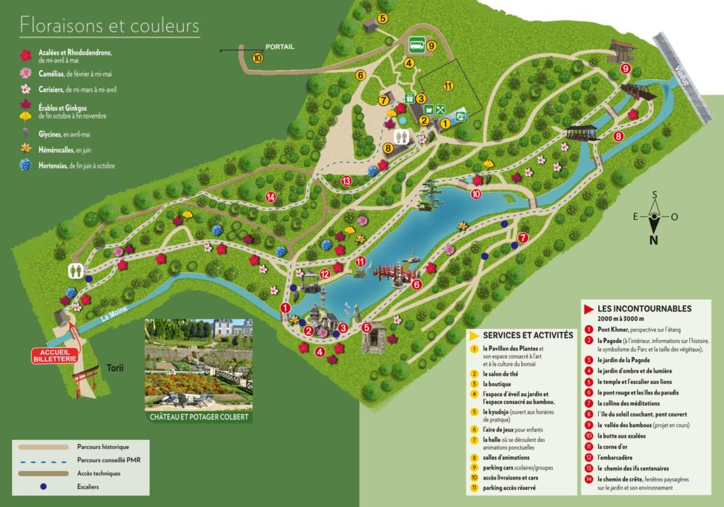 Plan du Parc de jour